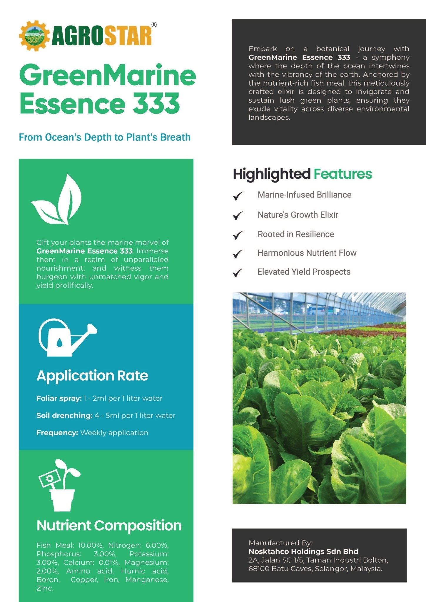 Agrostar GreenMarine Essence 333 - Farm Doktor