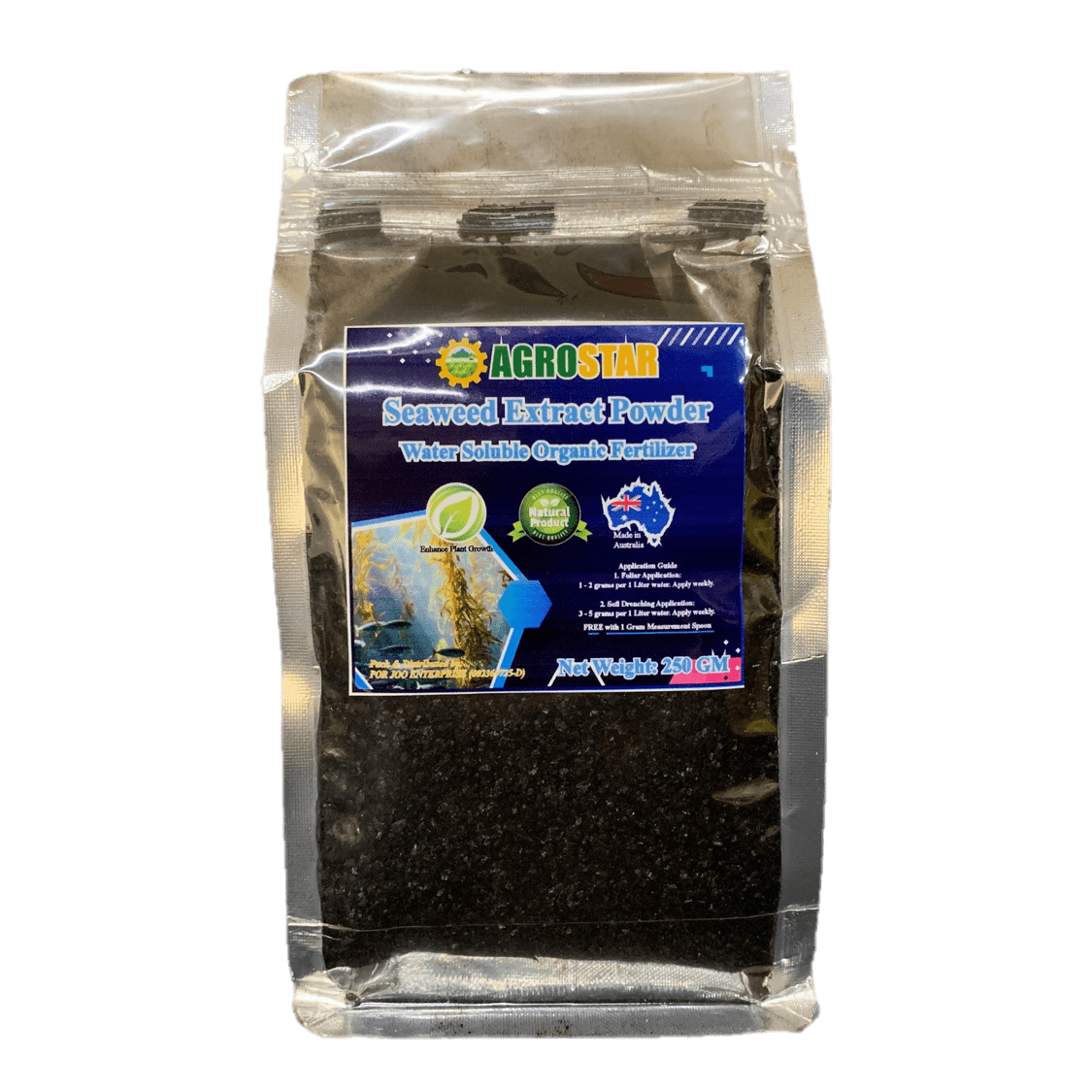 Agrostar Seaweed Extract Powder Organic Fertilizer - Farm Doktor