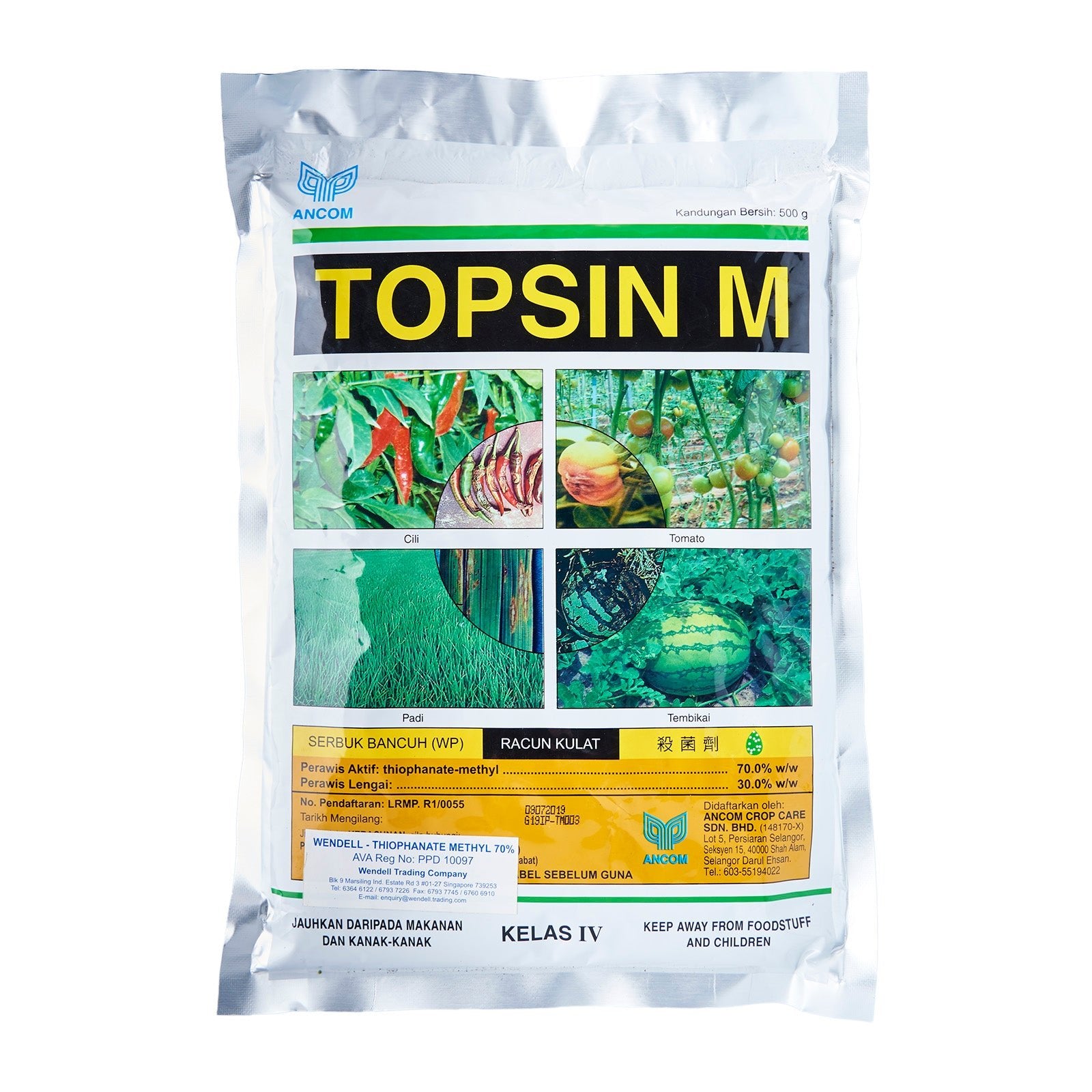 ANCOM Fungicide Racun Kulat Topsin Thiophanate Methyl 70.0% - 500g - Farm Doktor