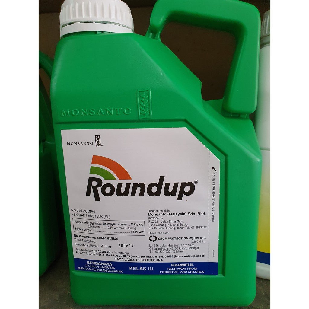 Roundup Glyphosate 41% Herbicide - 4L - Farm Doktor