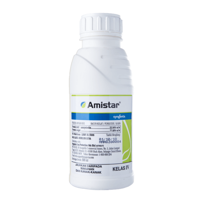 SYNGENTA Fungicide Racun Kulat Amistar - 10ml or 500ml - Farm Doktor